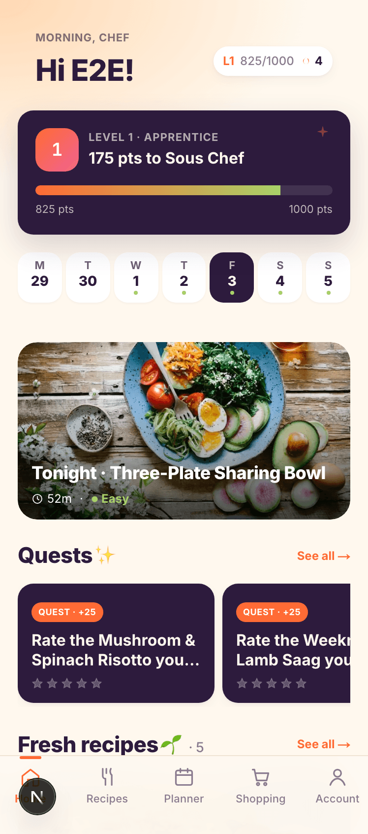 SameTable — Plan the week